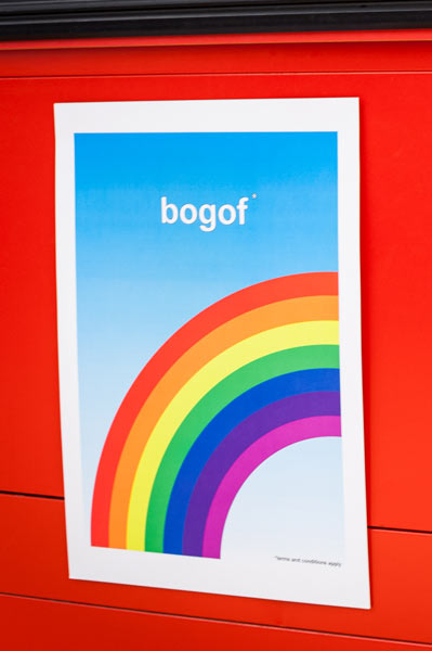 bogof poster (left rainbow)