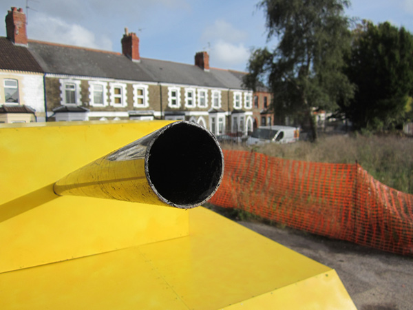 Canary: drainpipe turret