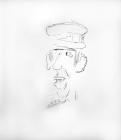 policeman guarding kettle