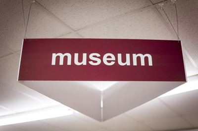 Museum sign